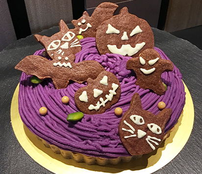 手作りハロウィン「スイートポテトタルト」